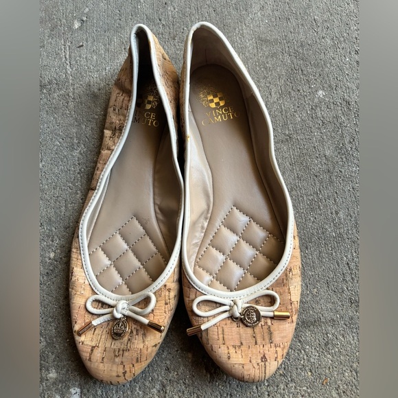 Vince Camuto Lunna Beige Tan Ballet Flat women’s size 8 / 38 - Picture 9 of 10